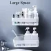 Bathroom Shelf Shower Organizer Shelf (2 Bathroom Shelf + 2 Soap Shelf)