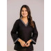 BLACK WOMAN KURTI EMBROIDERY