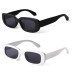 UV Protected Square Sunglasses for Men & Women – Pack of 2