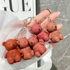 Teddy bear key chain long-lasting waterproof lipstick, 6 piece Teddy bear key chain long-lasting waterproof lipstick, 6 piece